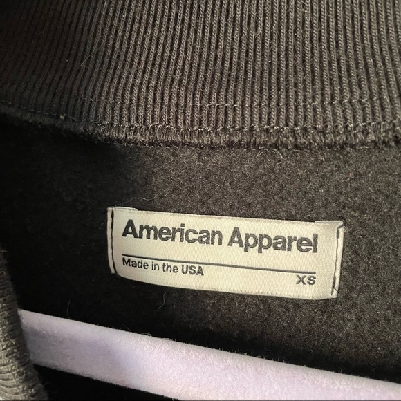 American Apparel Unisex Grid Fleece Jacket - Picture 3 of 6